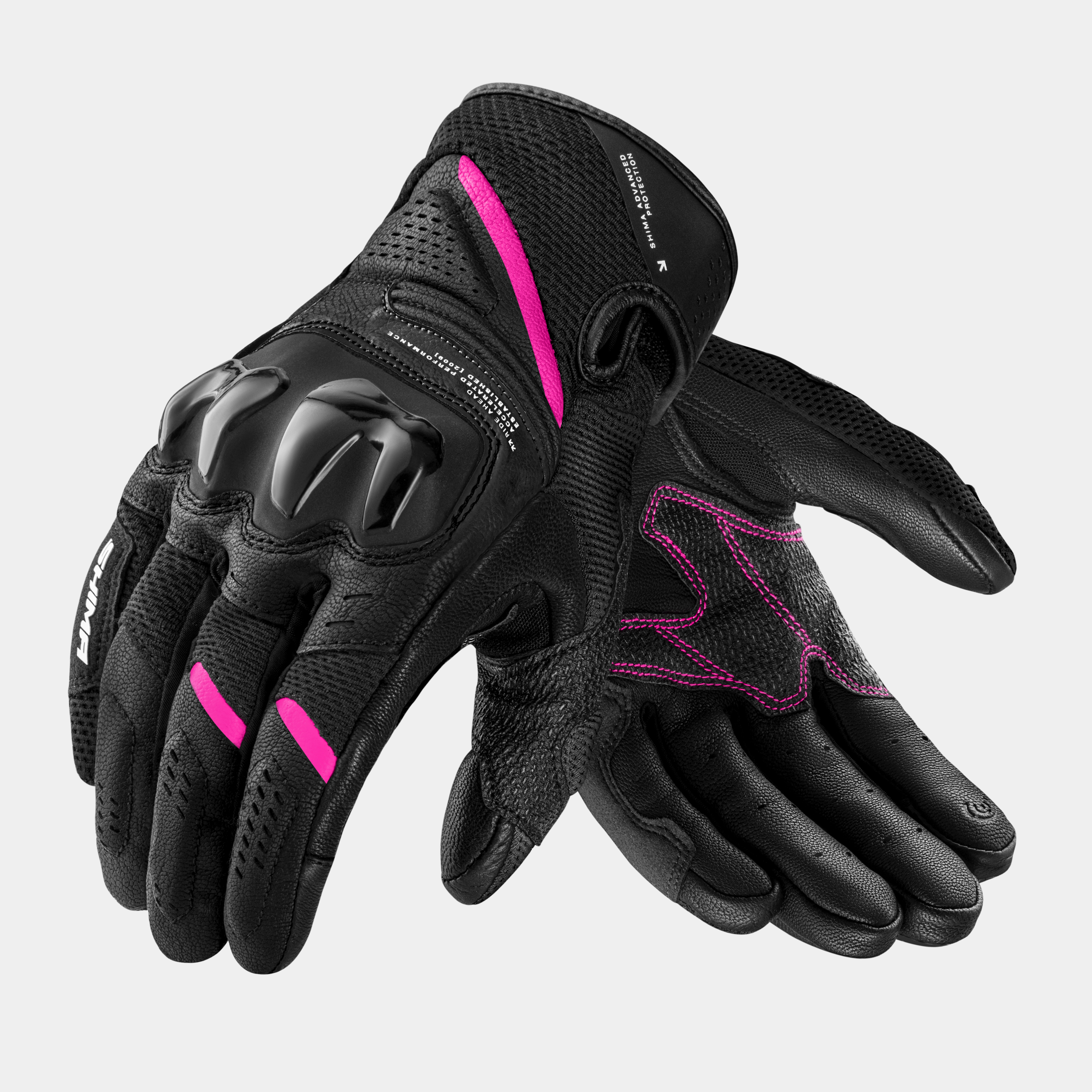 Дамски мото ръкавици SHIMA SPARK 3.0 BLACK/PINK