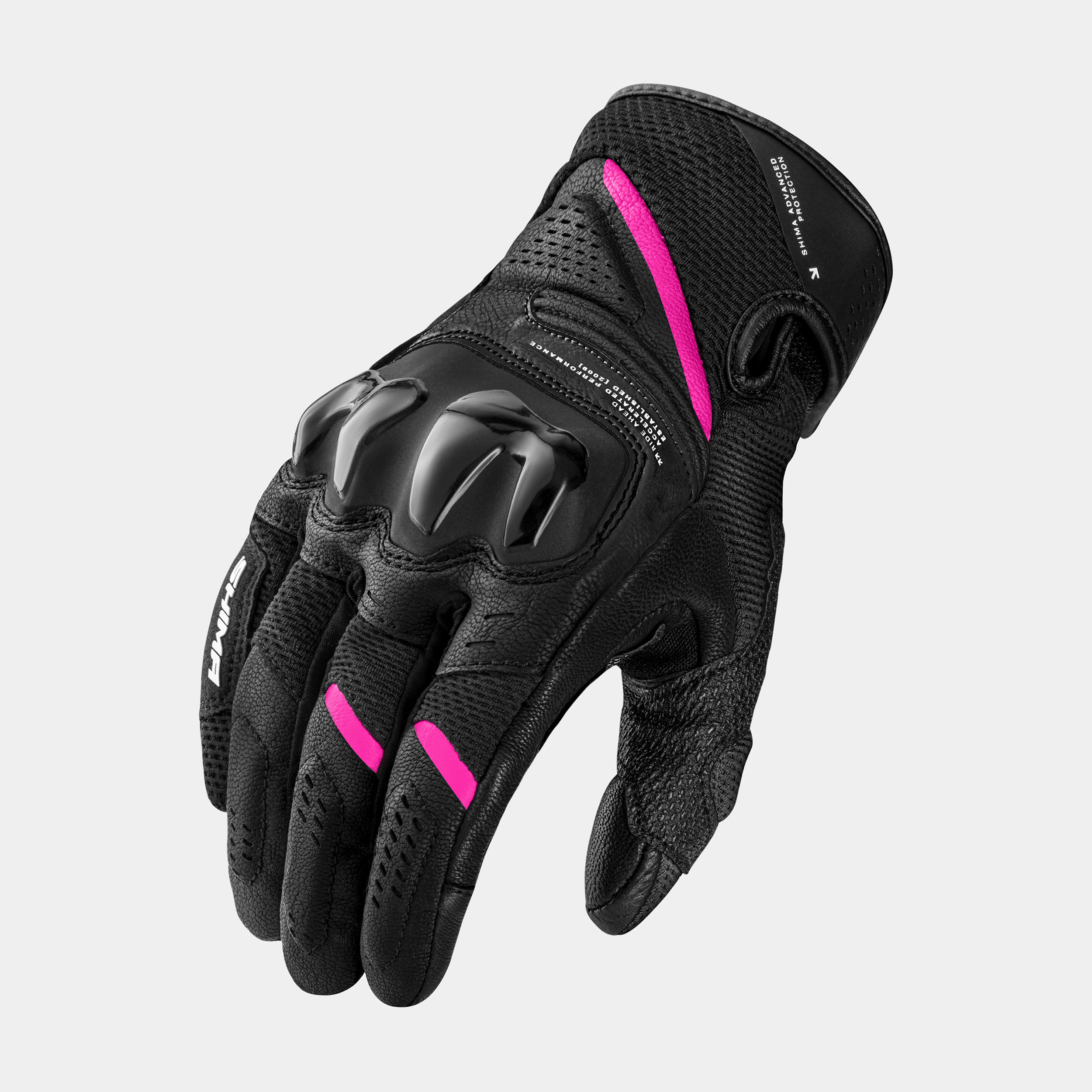 Дамски мото ръкавици SHIMA SPARK 3.0 BLACK/PINK — снимка 3
