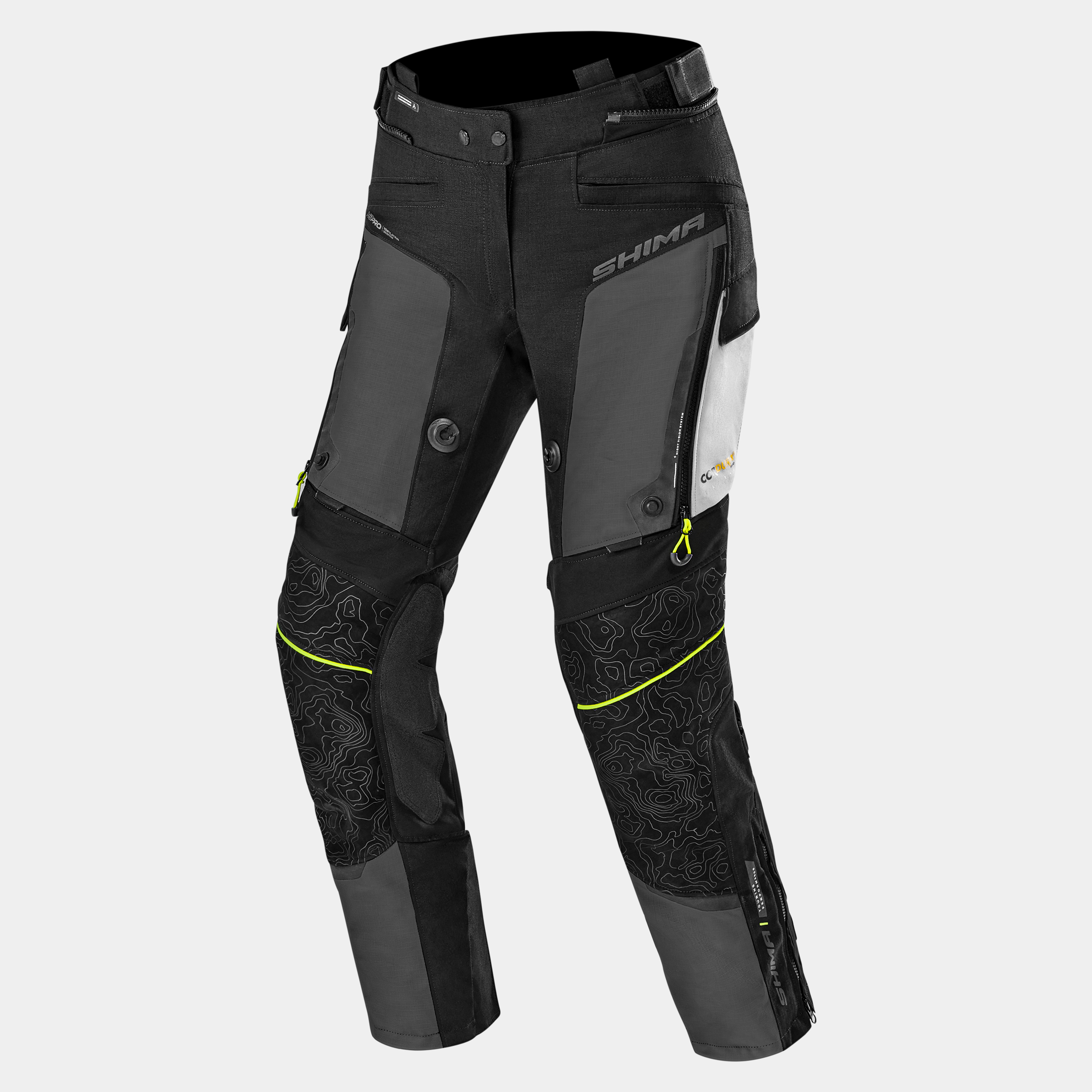 Дамски текстилен мото панталон SHIMA TRACKER GREY