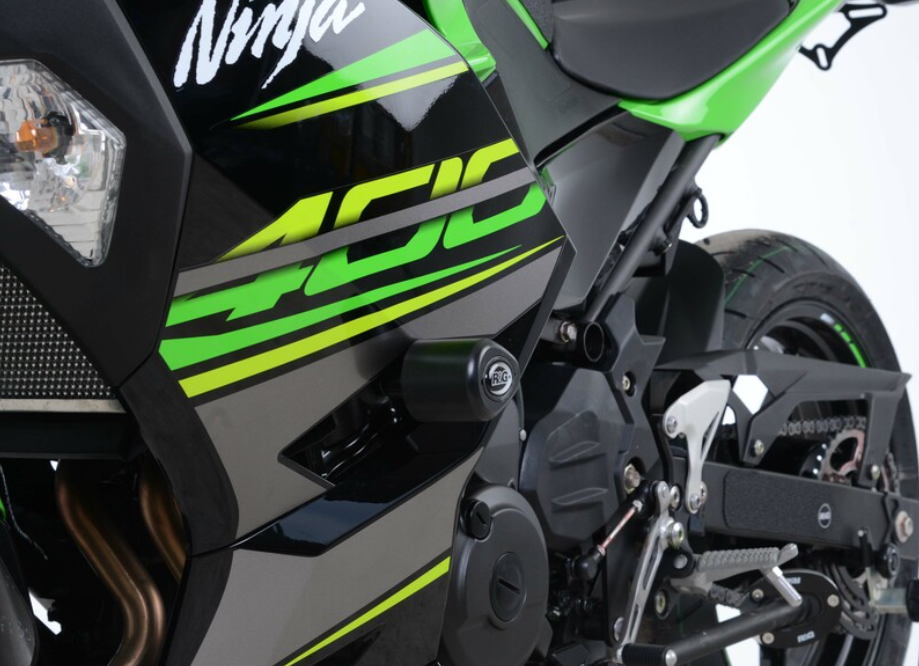 Краш тапи R&G RACING Aero Crash Protectors Black Kawasaki Ninja 400 — снимка 2