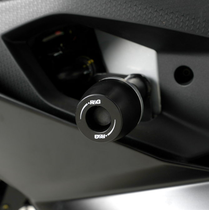Краш тапи R&G RACING Aero Crash Protectors (tapered style) Aprilia RS 457 '24- — снимка 5