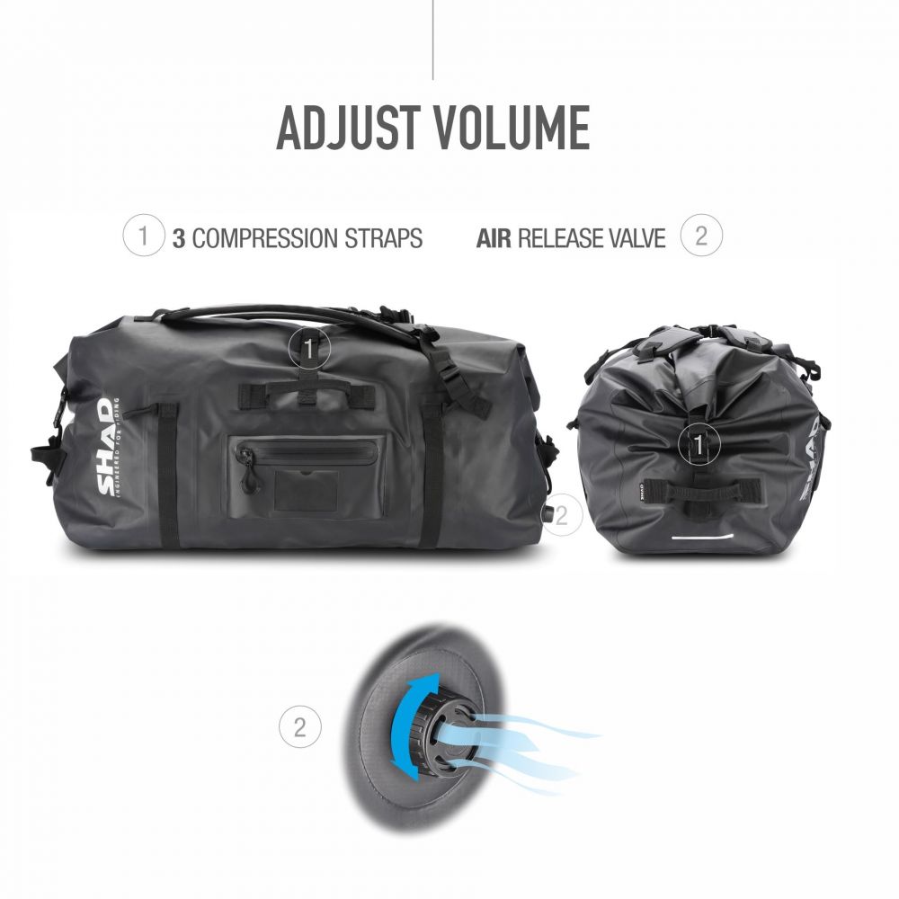 Мото чанта SHAD SW80 100%-Водоустойчива — снимка 3
