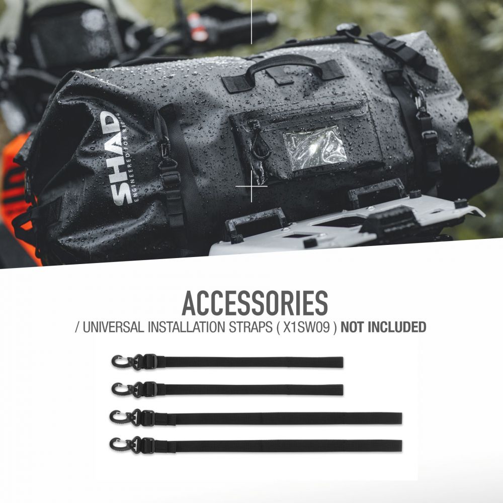 Мото чанта SHAD SW80 100%-Водоустойчива — снимка 5