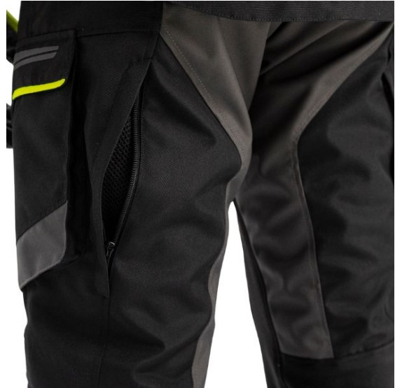 Текстилен мото панталон ADRENALINE BERGEN BK/YW — снимка 2