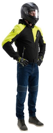 Текстилно мото яке ADRENALINE FREEDOM BLACK/YELLOW — снимка 4