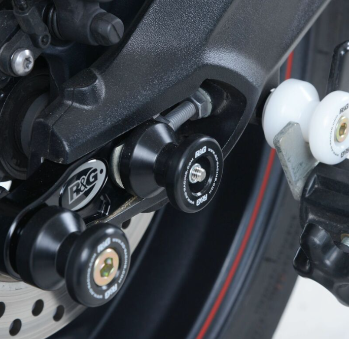 Протектор за ос R&G RACING Swingarm Protectors Black Triumph Daytona/SpeedTriple 765 — снимка 3