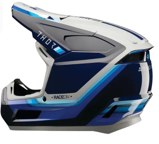 Детска мотокрос каска THOR FLEET DEFY BL/GY — снимка 4