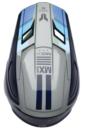 Детска мотокрос каска THOR FLEET DEFY BL/GY — снимка 2