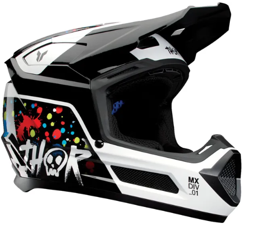 Детска мотокрос каска THOR FLEET SPLAT BLACK