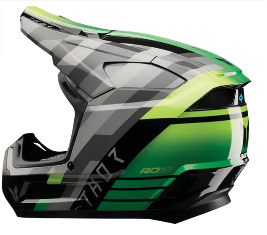 Детска мотокрос каска THOR FLEET CAMBER BK/GN — снимка 4
