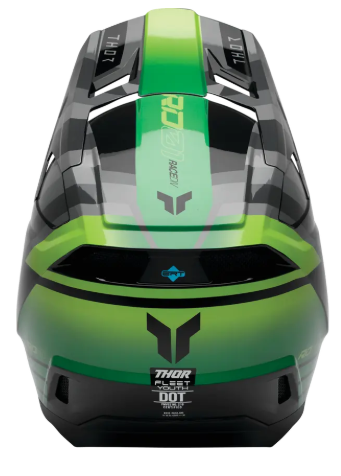 Детска мотокрос каска THOR FLEET CAMBER BK/GN — снимка 3