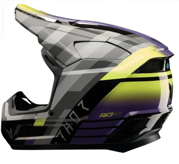 Детска мотокрос каска THOR FLEET CAMBER BK/GN — снимка 4