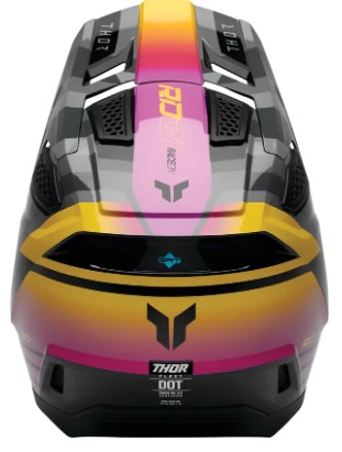 Мотокрос каска THOR FLEET CAMBER BK/MG — снимка 3