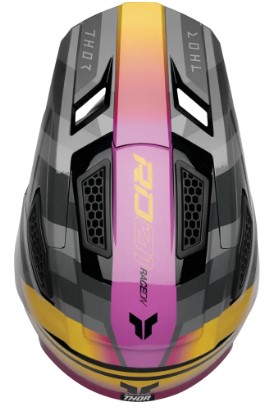 Мотокрос каска THOR FLEET CAMBER BK/MG — снимка 2
