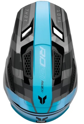 Мотокрос каска THOR FLEET CAMBER BK/TL — снимка 2