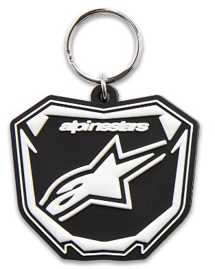 Ключодържател ALPINESTARS FOB PLATE BLACK/WHITE