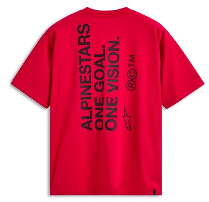 Тениска ALPINESTARS SS CSF OVERSIZED ONE RED — снимка 2