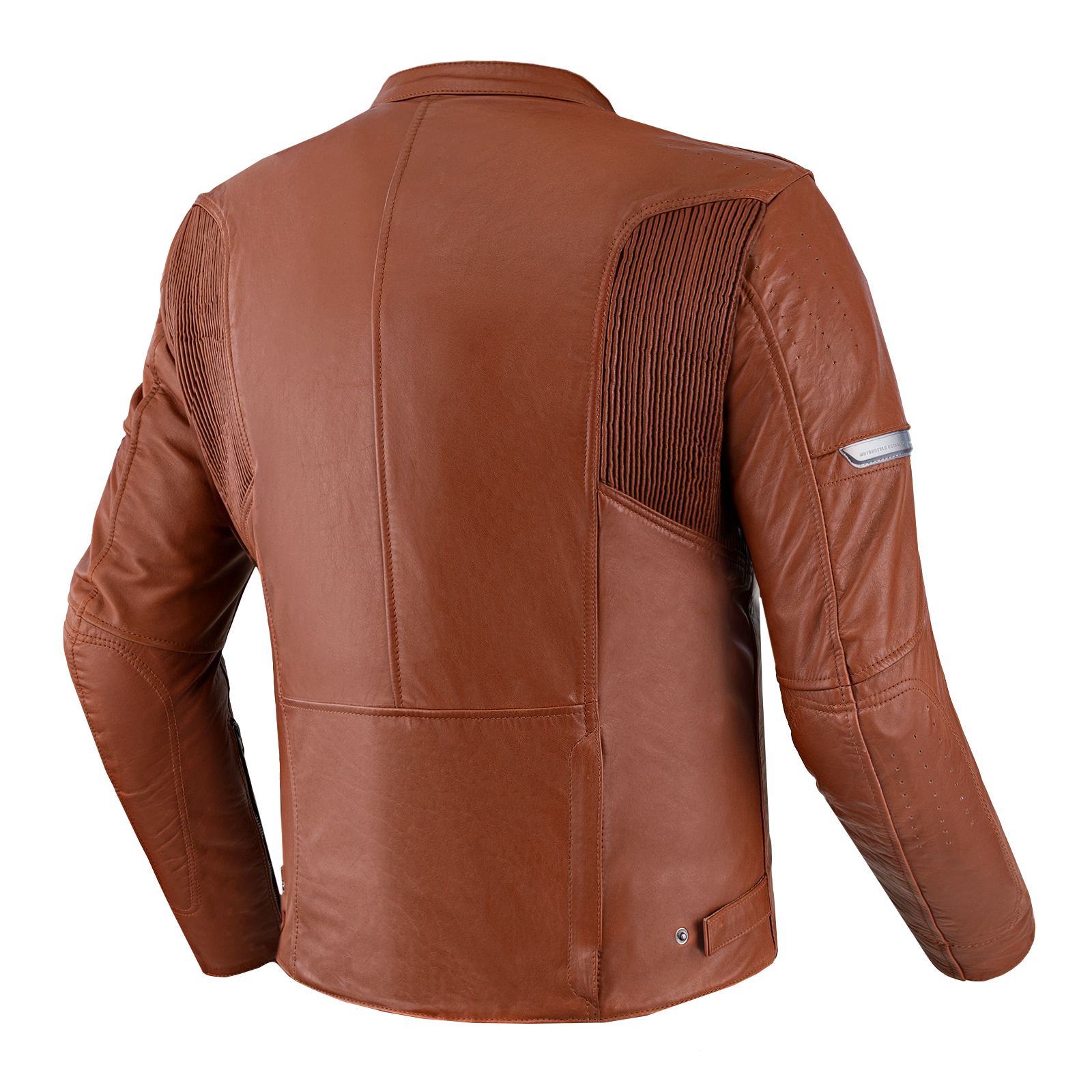 Кожено мото яке SHIMA HUNTER PLUS 2.0 LIGHT BROWN — снимка 2