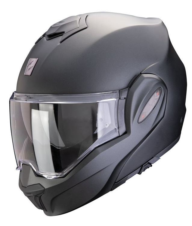 Модуларна каска SCORPION Exo-Tech Evo Pro Solid Black МАТТ