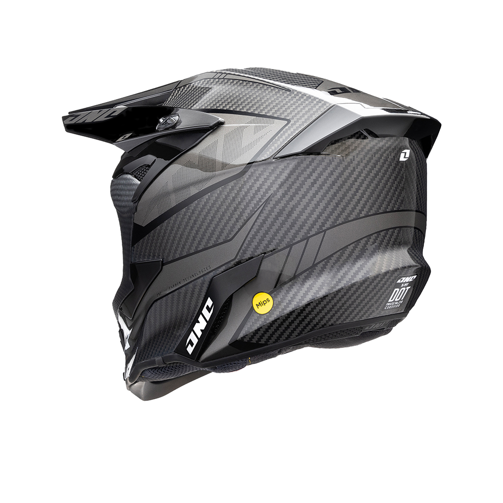 Мотокрос каска ONE INDUSTRIES X-197 CARBON BLACK ONYX — снимка 2