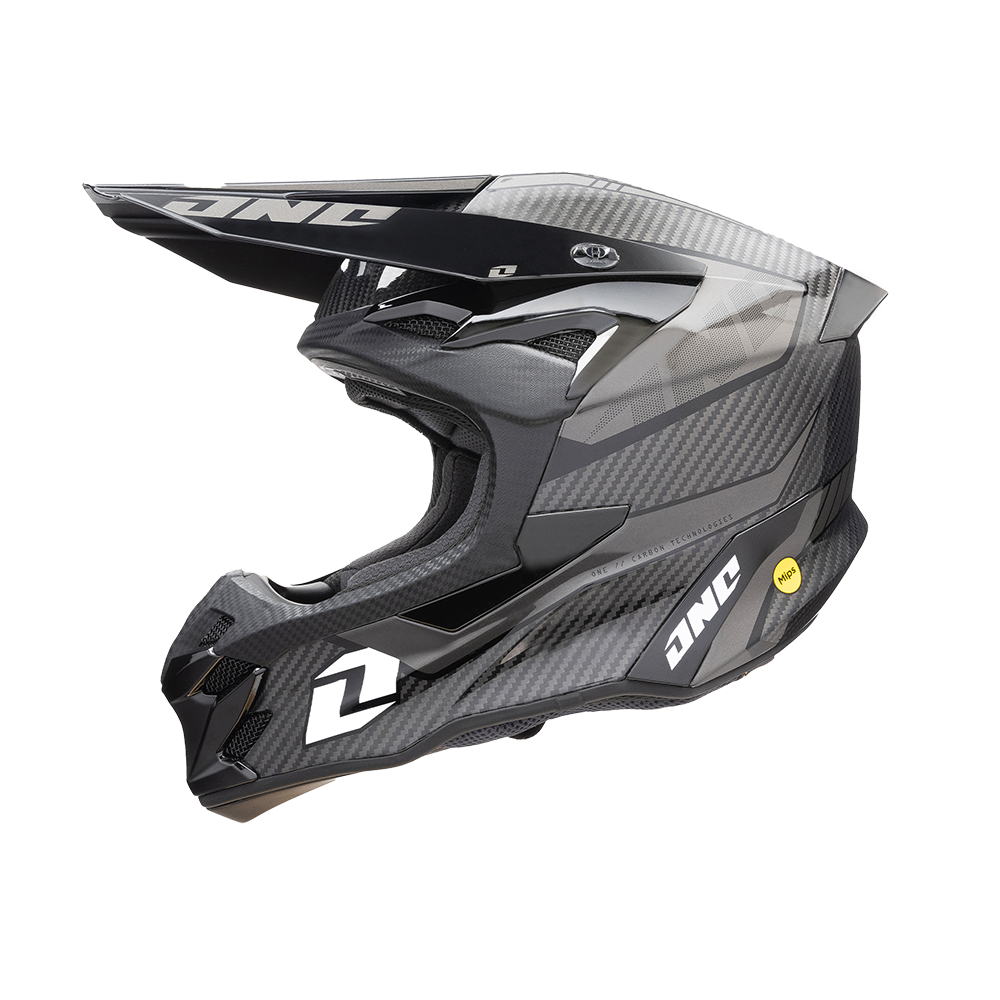Мотокрос каска ONE INDUSTRIES X-197 CARBON BLACK ONYX — снимка 4