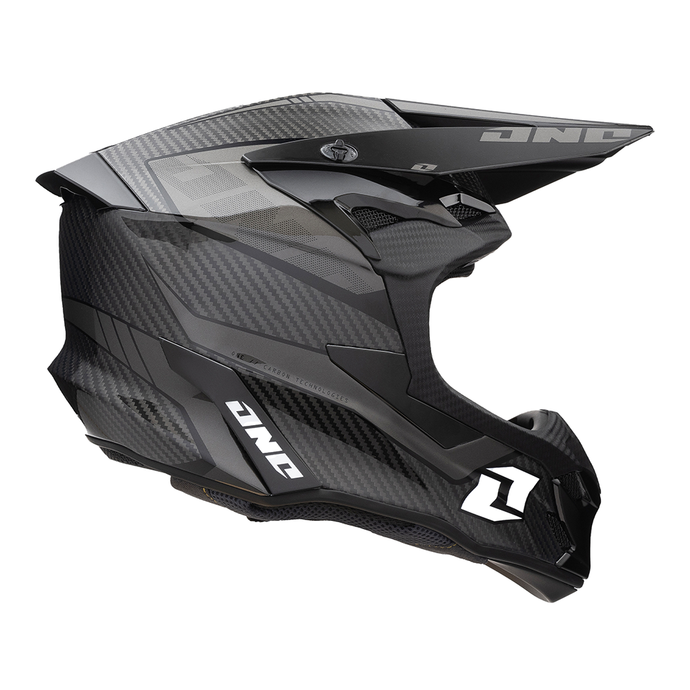 Мотокрос каска ONE INDUSTRIES X-197 CARBON BLACK ONYX — снимка 5