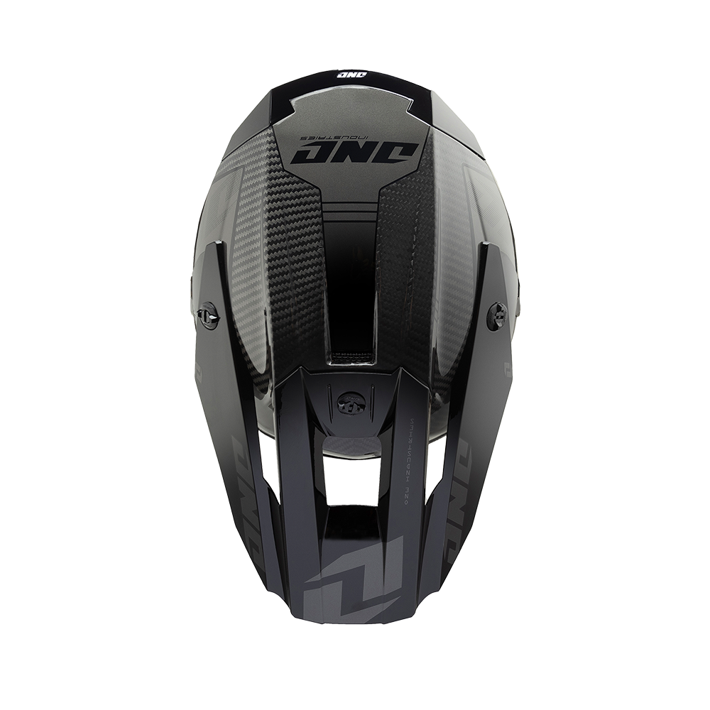 Мотокрос каска ONE INDUSTRIES X-197 CARBON BLACK ONYX — снимка 6