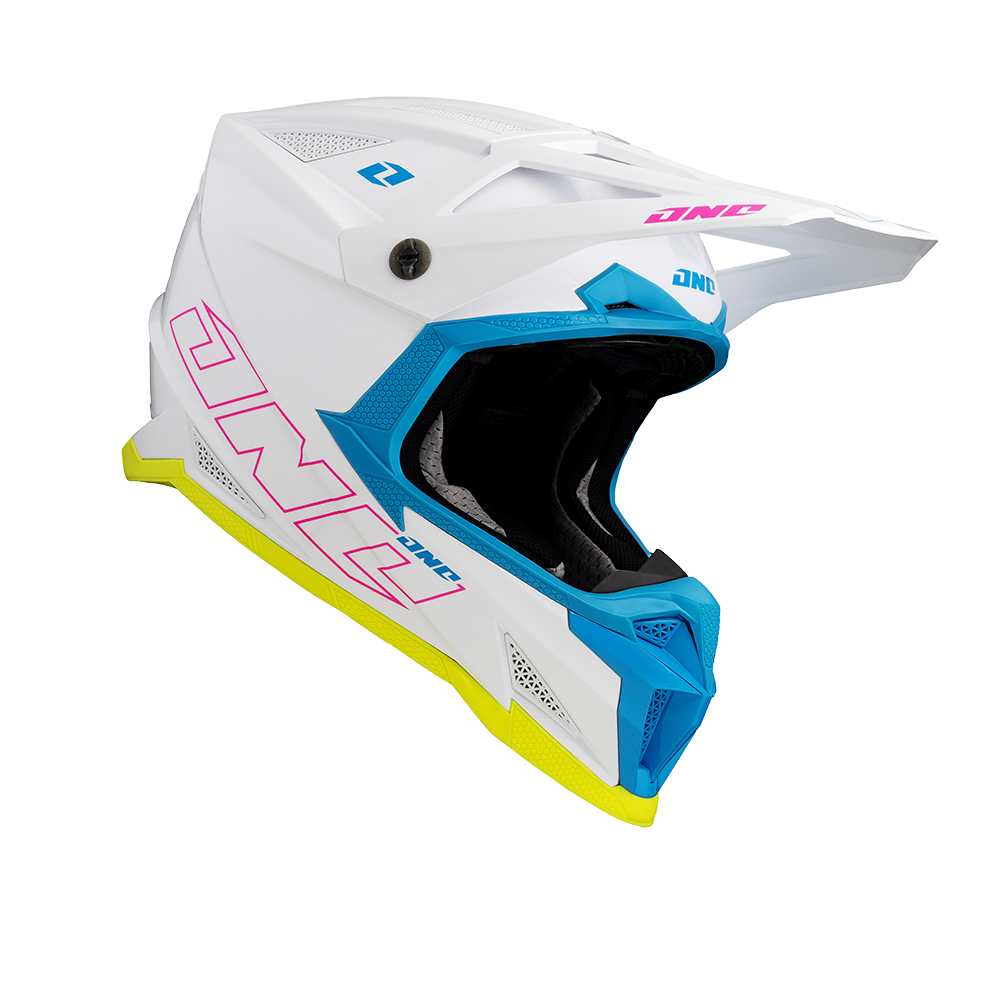 Мотокрос каска ONE INDUSTRIES X-297 HORIZON MIAMI WHITE