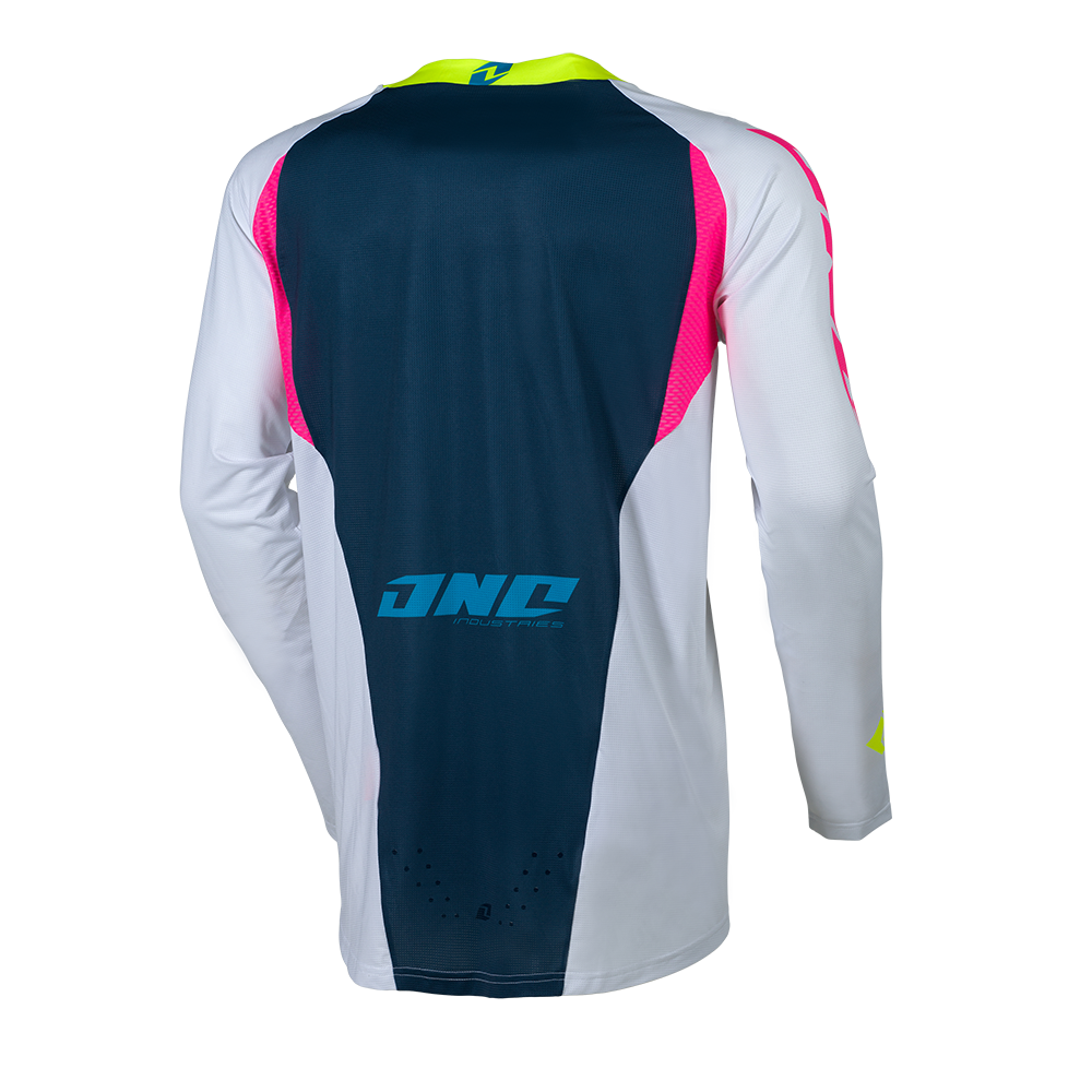 Мотокрос блуза ONE INDUSTRIES X-297 MIAMI WHITE — снимка 2