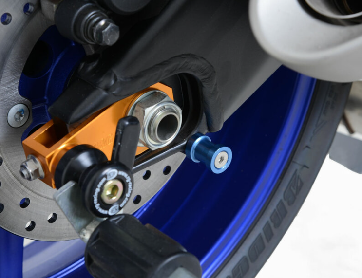 Адаптери за стойка R&G RACING Stand Bobbins M10 Blue KAWASAKI — снимка 3