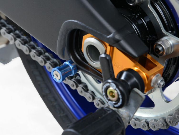 Адаптери за стойка R&G RACING Stand Bobbins M10 Blue KAWASAKI — снимка 4