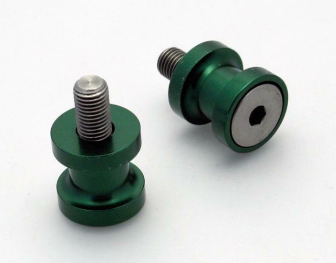 Адаптери за стойка R&G RACING Stand Bobbins M10 GREEN KAWASAKI