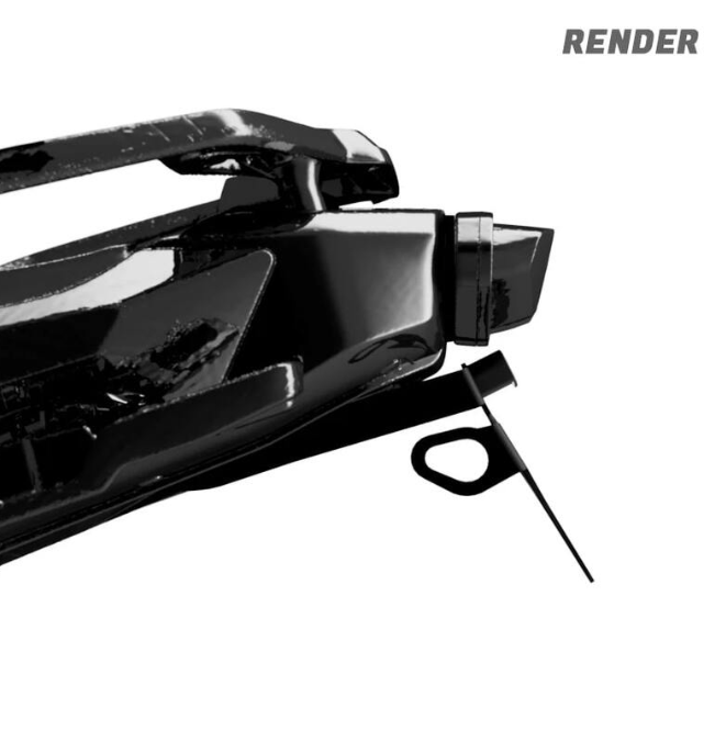 Стойка за номер R&G RACING License Plate Holder Yamaha Tracer 9 25-26 — снимка 5
