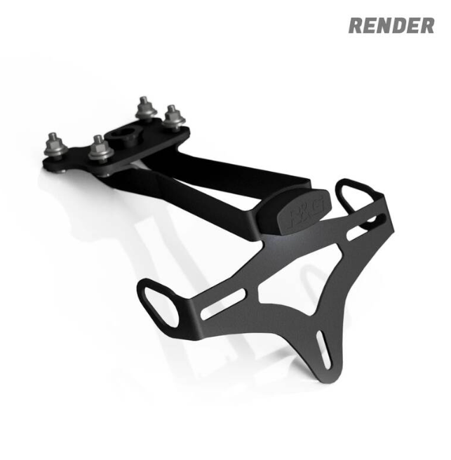 Стойка за номер R&G RACING License Plate Holder Yamaha Tracer 9 25-26 — снимка 4