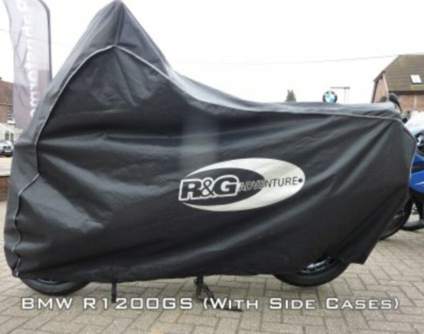 Мото покривало R&G Racing Outdoor Protective Cover Adventure Silver - Moto / Scooter - Universal — снимка 2
