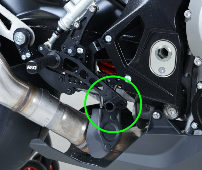 Резервна степенка R&G RACING Spare Pedal Tips Rearset Brake & Gear — снимка 3