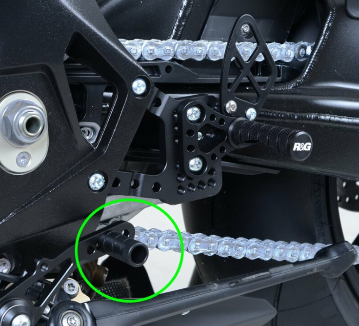 Резервна степенка R&G RACING Spare Pedal Tips Rearset Brake & Gear — снимка 2