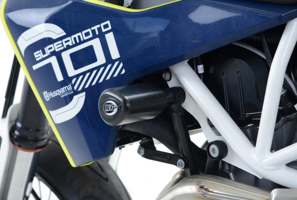Краш тапи R&G RACING Aero Crash Protectors Black Husqvarna 701 Supermoto — снимка 3