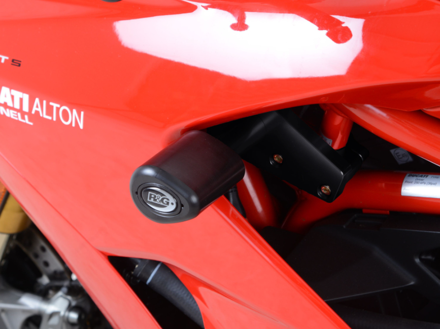 Краш тапи R&G RACING Aero Crash Protectors Black Non Drill Kit Ducati Supersport — снимка 4