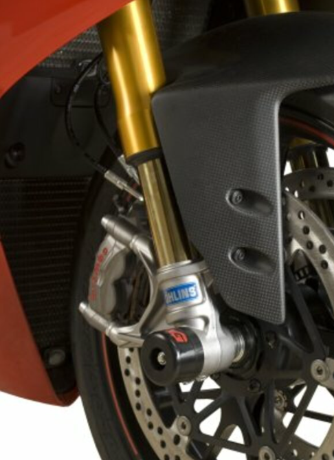 Протектор за ос R&G RACING Fork Protectors Black Ducati Panigale V4 — снимка 3