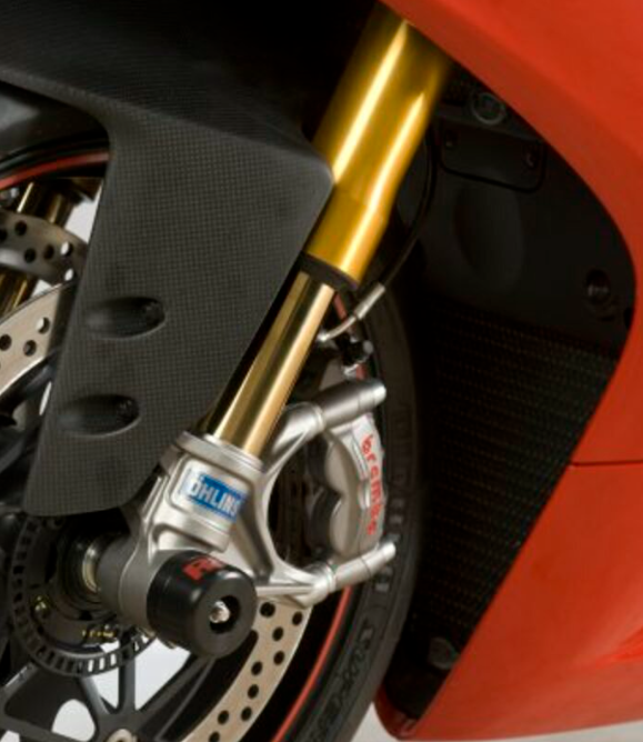 Протектор за ос R&G RACING Fork Protectors Black Ducati Panigale V4 — снимка 2