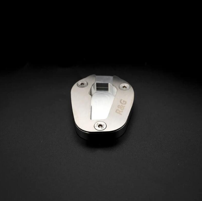 Адаптер за странична стойка R&G RACING Kickstand Shoe - Silver Honda CBR1000RR-R — снимка 2