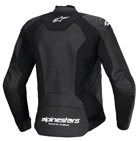 Дамско кожено яке ALPINESTARS Faster v3 Black/White — снимка 2