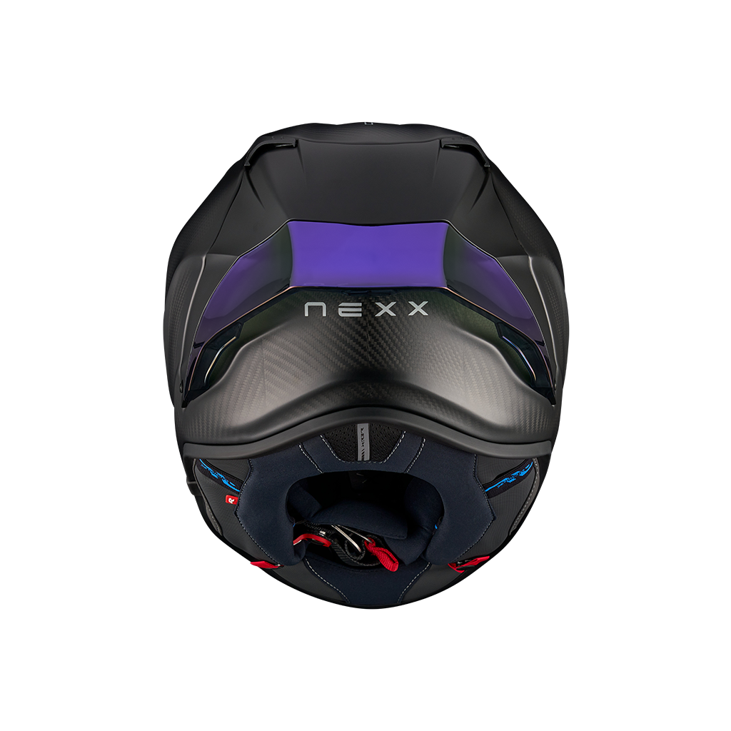 Каска NEXX X.R3R ZERO PRO 2 CARBON BLUE MATT — снимка 4