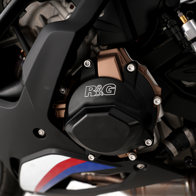 Комплект протектори за двигател R&G RACING Pro Engine Case Protection Covers (3 pcs) BMW S1000R/RR — снимка 3