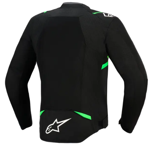 Текстилно мото яке ALPINESTARS T-SPS AIR V2 BLACK/FLUO GREEN — снимка 2
