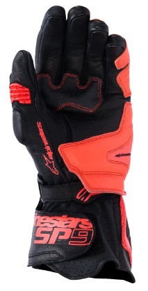 Кожени ръкавици ALPINESTARS SP-9 BLACK/RED FLUO — снимка 2
