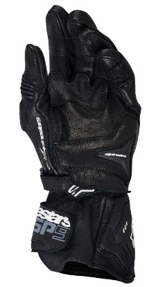 Кожени ръкавици ALPINESTARS SP-9 BLACK/WHITE — снимка 2