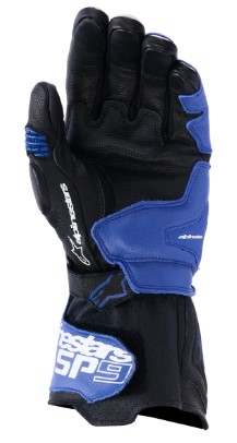 Кожени ръкавици ALPINESTARS SP-9 BLUE/NAVY/WHITE — снимка 2