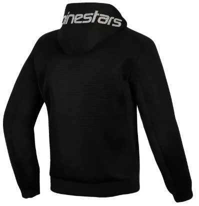 Мото суитшърт ALPINESTARS HOODIE CHROME SUPERAIR BLACK/GRAY/WH — снимка 2